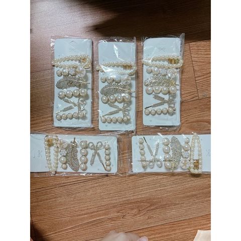 Set 6 kẹp ngọc hàn quốc