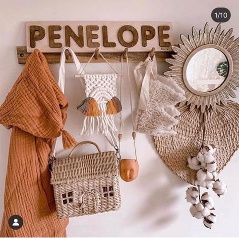 Túi xách mây hình ngôi nhà decor phòng - Trang trí nhà cửa