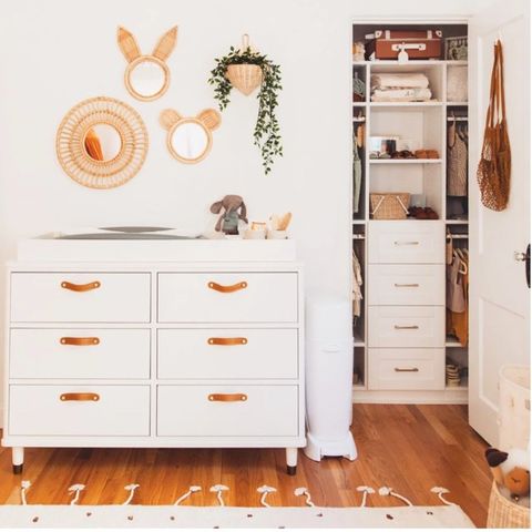 [ Xả lỗ ] Gương mây tai gấu decor phòng