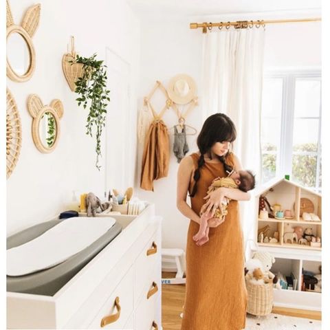 [ Xả lỗ ] Gương mây tai gấu decor phòng