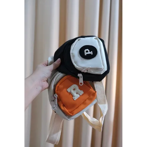 Túi bao tử đeo chéo vải cho bé