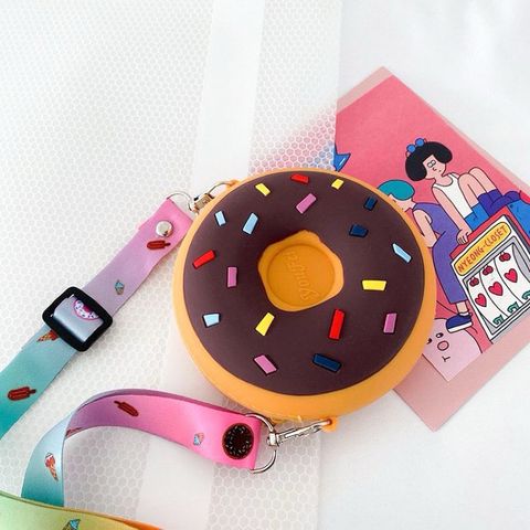 Túi xách bánh donut nhiều màu sắc cho bé