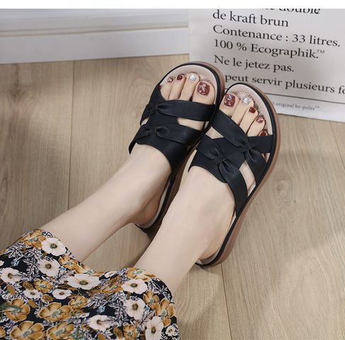 Dép Nữ SiKetu Đế Bằng Phong Cách Âu Mỹ - Sandal Êm Ái Dành Cho Mọi Hoạt Động Hàng Ngày, Kiểu Dáng Thời Trang