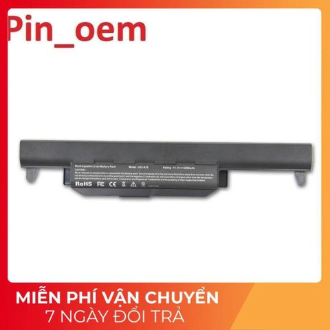 Pin Laptop Chính Hãng Asus X45/X45A/X45C/X45U/X45V/X45VD A41-K55 - 6 Cell Đen, Bảo Hành Đổi Mới 100%