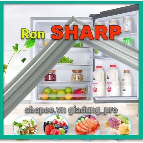 Ron cao su thay thế tủ lạnh Sharp SJ-195S-SL - Đảm bảo kín hơi, dễ lắp đặt, hàng gia công chất lượng cao