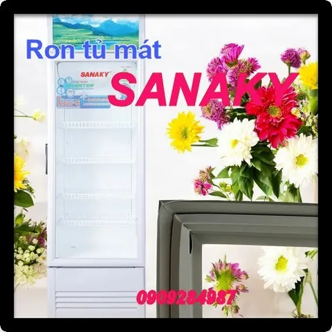 Ron Gài Tủ Mát Sanaky Alaska - Ron Cao Su Đen Cho Tủ Mát, Tủ Đông, Khôi Phục Độ Khít Cửa Lạnh, Hướng Dẫn Lắp Đặt Chi Tiết