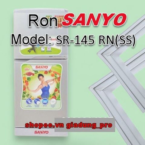 Ron tủ lạnh Sanyo SR-145RN(SS) - Ron cao su thay thế cho cửa tủ đông và ngăn mát, dễ lắp đặt, giao hàng toàn quốc