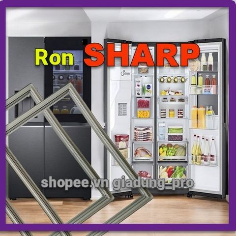 Ron tủ lạnh SHARP SJ-X201E-DS - Bộ phận thay thế cao su giữ nhiệt, dễ lắp đặt, tiết kiệm điện năng, tăng tuổi thọ tủ lạnh