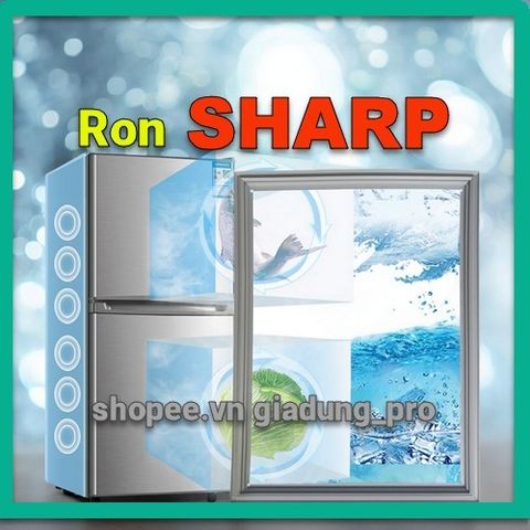 Ron tủ lạnh SHARP SJ-X201E-DS - Bộ phận thay thế cao su giữ nhiệt, dễ lắp đặt, tiết kiệm điện năng, tăng tuổi thọ tủ lạnh