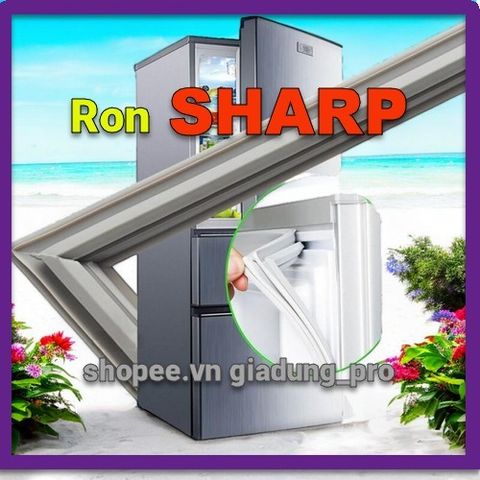 Ron Cửa Tủ Lạnh Sharp SJ-22N-SL - Ron Cao Su Thay Thế Kèm Nam Châm, Dễ Dàng Lắp Đặt, Phù Hợp với Nhiều Thương Hiệu Tủ Lạnh