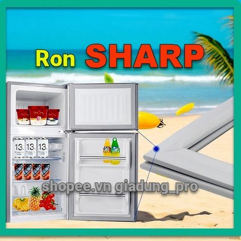 Ron Cửa Tủ Lạnh Sharp SJ-22N-SL - Ron Cao Su Thay Thế Kèm Nam Châm, Dễ Dàng Lắp Đặt, Phù Hợp với Nhiều Thương Hiệu Tủ Lạnh