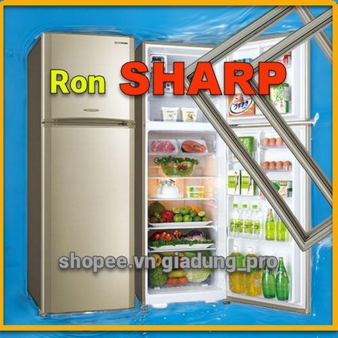 Ron Cửa Tủ Lạnh Sharp SJ-196S-SC - Thay Thế Ron Cao Su Chất Lượng Cao, Dễ Dàng Lắp Đặt, Phù Hợp Ngăn Đá và Ngăn Mát