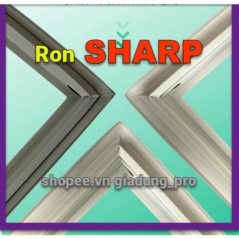 Ron Tủ Lạnh SHARP SJ-190S-SL - Chất lượng bền, dễ thay thế, cao su và nam châm, giữ nhiệt tốt, tiết kiệm điện năng.