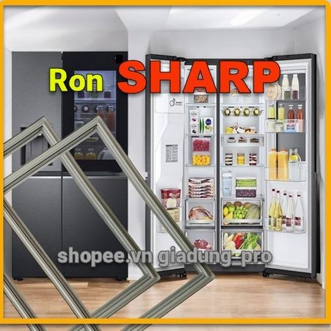 Ron Cao Su Thay Thế Cửa Tủ Lạnh SHARP SJ-X400EM-SL - Giữ Nhiệt Tối Ưu, Dễ Dàng Thay Thế, Tiết Kiệm Điện Năng