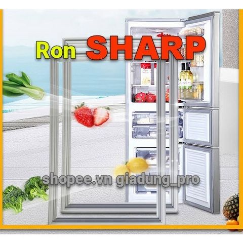Ron Cửa Tủ Lạnh SHARP SJ-K41-SL - Gioăng Cao Su Kín Khít, Dễ Thay Thế, Giúp Tiết Kiệm Điện Năng, Chống Thoát Nhiệt