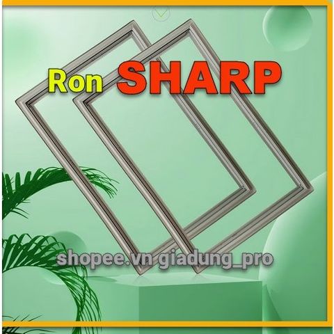 Ron Cửa Tủ Lạnh SHARP SJ-K41-SL - Gioăng Cao Su Kín Khít, Dễ Thay Thế, Giúp Tiết Kiệm Điện Năng, Chống Thoát Nhiệt