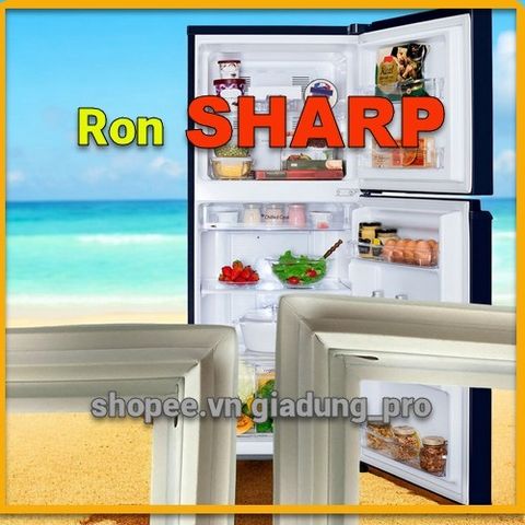 Ron Cửa Tủ Lạnh SHARP SJ-K41-SL - Gioăng Cao Su Kín Khít, Dễ Thay Thế, Giúp Tiết Kiệm Điện Năng, Chống Thoát Nhiệt