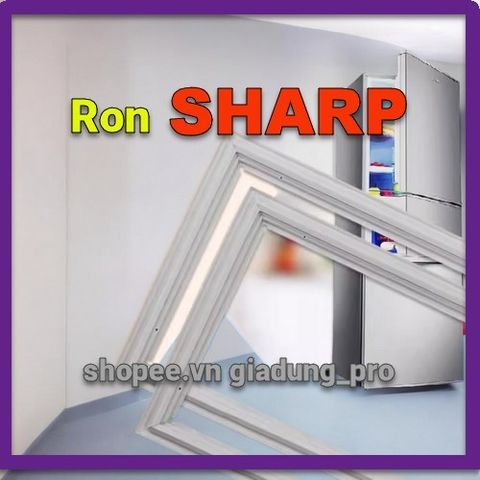 Ron tủ lạnh Sharp SJ-190 - Ron cao su và nam châm thay thế cho tủ lạnh, dễ dàng lắp đặt và phục hồi độ kín hơi
