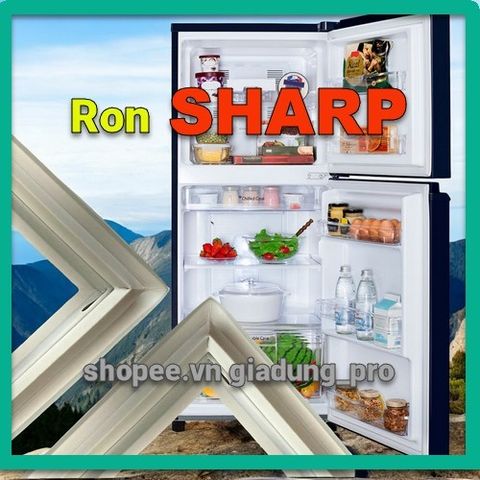 Ron tủ lạnh Sharp SJ-190 - Ron cao su và nam châm thay thế cho tủ lạnh, dễ dàng lắp đặt và phục hồi độ kín hơi