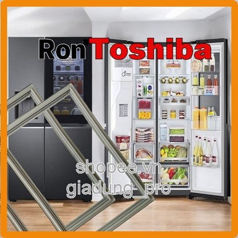 Ron cửa tủ lạnh Toshiba GR-RG41VPD - Phụ kiện thay thế cao su và nam châm dễ lắp đặt, đảm bảo kín hơi cho tủ lạnh