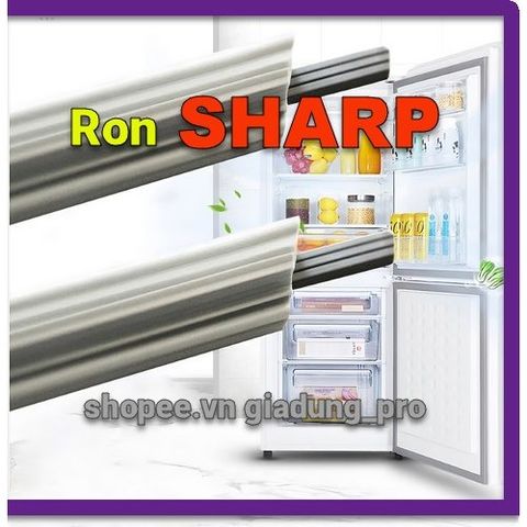 Ron Tủ Lạnh Sharp Model SJ-270MN-SL - Ron Cao Su Thay Thế, Dễ Dàng Lắp Đặt, Hỗ Trợ Đóng Khít Cửa Tủ, Giao Hàng Toàn Quốc