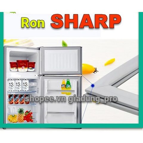 Ron Tủ Lạnh Sharp Model SJ-270MN-SL - Ron Cao Su Thay Thế, Dễ Dàng Lắp Đặt, Hỗ Trợ Đóng Khít Cửa Tủ, Giao Hàng Toàn Quốc