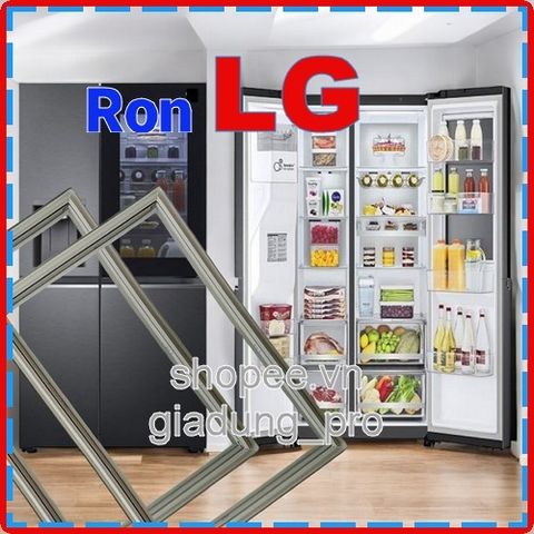 Ron Tủ Lạnh LG GN-L225S - Ron Cao Su Thay Thế Ngăn Đá 510x380 và Ngăn Mát 510x990 - Dễ Dàng Lắp Đặt, Giao Hàng Toàn Quốc