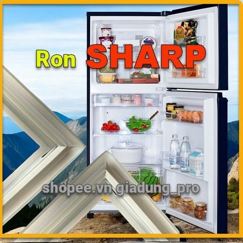 Ron Tủ Lạnh Sharp SJ-20V-GY - Ron Cao Su Thay Thế Có Nam Châm Dễ Dàng Lắp Đặt - Phụ Kiện Tủ Lạnh An Toàn Cho Gia Đình