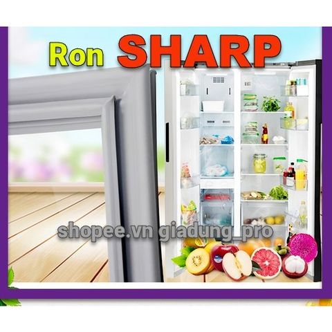Ron Cửa Tủ Lạnh SHARP Model SJ-18VF4-WMS - Gioăng Cao Su Bền, Dễ Thay Thế, Tiết Kiệm Điện Năng, Phục Hồi Nhiệt Độ Tủ Lạnh