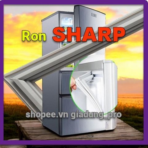 Ron Tủ Lạnh Sharp SJ-K21R-GY - Ron Cao Su Thay Thế Dễ Dàng, Tăng Độ Khít, Phù Hợp Ngăn Đá 500x460 và Ngăn Mát 500x760