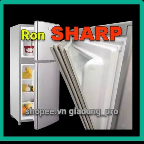 Ron tủ lạnh cao su nam châm thay thế cho model Sharp SJ-197P-CH - Dễ dàng lắp đặt, khôi phục độ kín hơi và từ tính cho tủ lạnh
