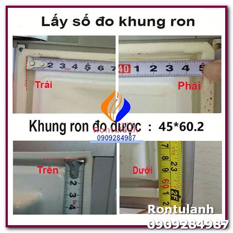 Ron Cao Su Cửa Tủ Lạnh Aqua Model AQR-I267BN(DC) - Thay Thế Dễ Dàng, Bảo Đảm Độ Kín Hơi, Giao Hàng Toàn Quốc