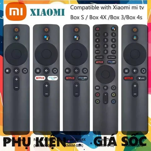 Điều khiển Remote Xiaomi Mi TV Stick/Mi Box S/Box 4x/3/4s - Thay thế điều khiển từ xa chất lượng cao, tương thích tốt nhất