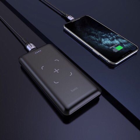 Sạc Dự Phòng Không Dây Hoco J50 10000mAh - Pin Sạc An Toàn, Hỗ Trợ Tất Cả Thiết Bị, Chất Liệu Chống Cháy, Hàng Chính Hãng