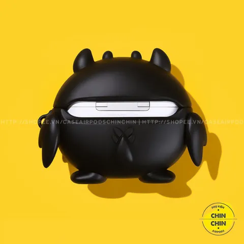 Vỏ Bọc Silicon Dẻo AirPods Răng Sún Béo Ú - Phụ Kiện Hộp Sạc Tai Nghe AirPods 1 2 PRO Siêu Cute, Chất Lượng Cao