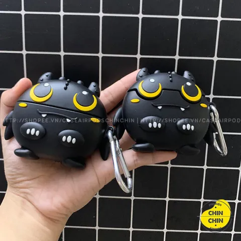 Vỏ Bọc Silicon Dẻo AirPods Răng Sún Béo Ú - Phụ Kiện Hộp Sạc Tai Nghe AirPods 1 2 PRO Siêu Cute, Chất Lượng Cao