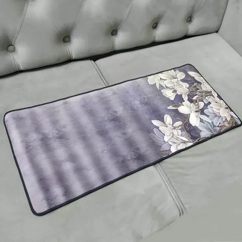 Miếng Lót Chuột Chống Nước Hoa Xám 21 - Bàn Di Chuột 70x30cm Dày 3mm Chuyên Dụng Cho Game Thủ