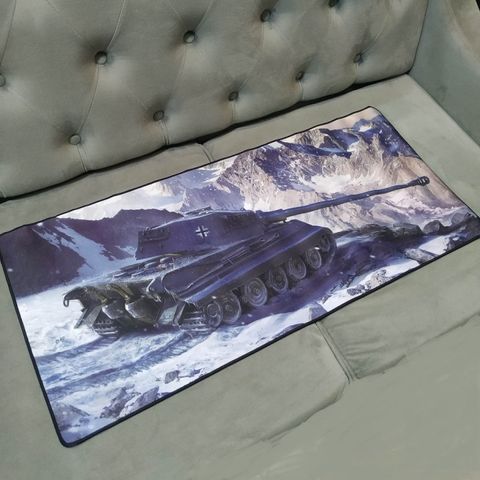 Miếng Lót Chuột XE TĂNG A13 Chống Nước - Pad Chuột Lớn 90x40cm, Dày 3mm, Dành Cho Game Thủ, Chống Trượt, Siêu Bền