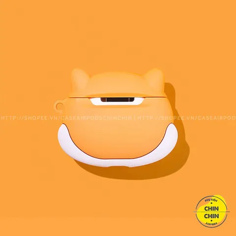 Vỏ Bọc AirPods Chó Shiba Inu - Case Silicon Mềm Cho Tai Nghe AirPods 1 2 PRO - Phụ Kiện Dễ Thương Chính Hãng