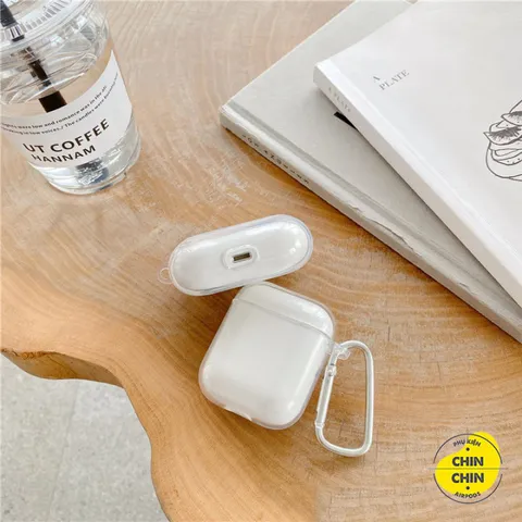 Vỏ Bọc Silicon Trong Suốt Cho AirPods 1 2 3 PRO - Phụ Kiện Chính Hãng Đựng Tai Nghe Khống Dây Chất Lượng Cao