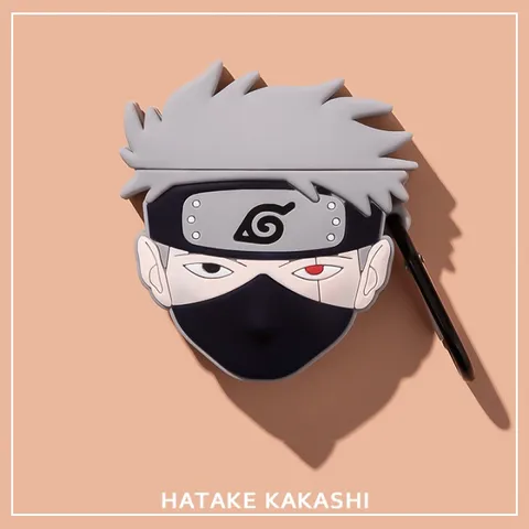 Vỏ Bọc AirPods Naruto Kakashi - Case Silicon Dẻo Siêu Cute Cho Hộp Sạc Tai Nghe AirPods 1 2 Chất Lượng Cao