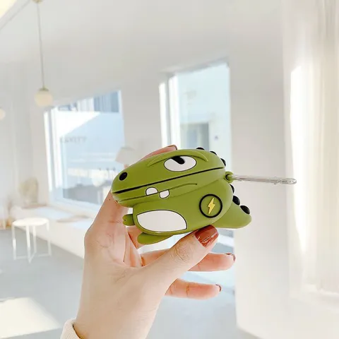 Vỏ Bọc AirPods PRO Khủng Long Tia Chớp - Case Silicone Dẻo Siêu Cute Cho Hộp Sạc Tai Nghe AirPods PRO