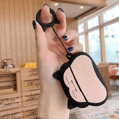 Vỏ Bọc Silicon AirPods Mèo Béo Pokemon - Phụ Kiện Tai Nghe AirPods 1 2 PRO Siêu Cute và Đẹp Chất