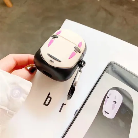 Vỏ Bọc Silicon AirPods Siêu Cute Vô Diện Mới - Phụ Kiện Hộp Sạc Tai Nghe AirPods 1 2 Chất Đẹp, Thiết Kế Tinh Tế