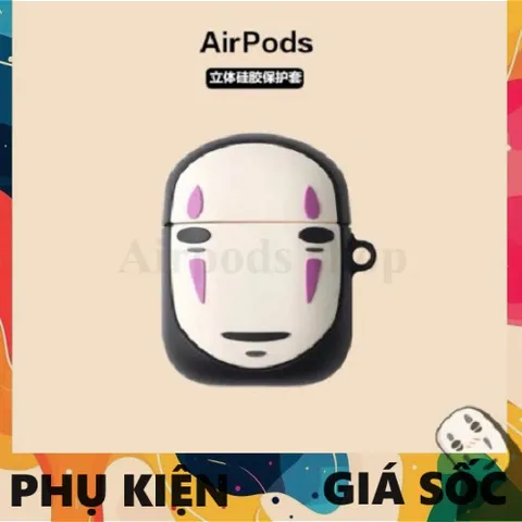 Vỏ Bọc AirPods Silicon Dẻo Vô Diện NEW - Phụ Kiện Hộp Sạc Tai Nghe AirPods 1, 2 - Bao Sillicon Cute Chất Lượng Cao