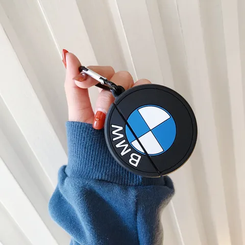 Vỏ Bọc Airpods Silicon Dẻo BMW Mercedes - Phụ Kiện Chất Lượng Cho Hộp Sạc Tai Nghe AirPods 1 2