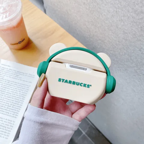 Vỏ Bọc AirPods Silicon Dẻo Gấu Bear Music - Phụ Kiện Tai Nghe AirPods 1 2 Siêu Cute và Chất Lượng