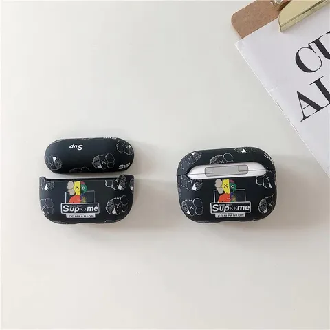 Vỏ Bọc AirPods KawsxSup - Chất Liệu Nhựa Dẻo TPU Cho Hộp Sạc Tai Nghe AirPods PRO, Bảo Vệ Thời Trang và Chống Bám Bẩn
