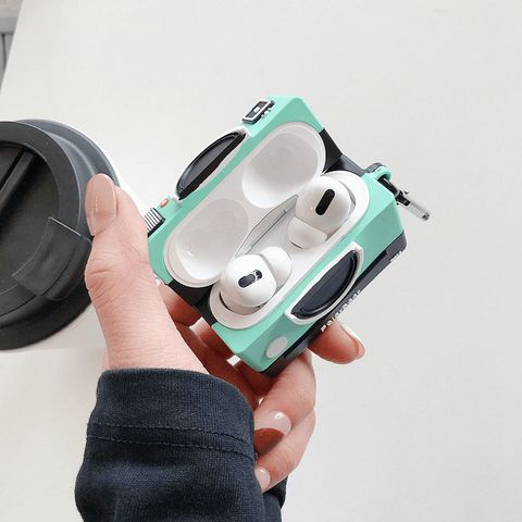 Vỏ Bọc Silicon Airpods (Máy Ảnh Polarbear) - Phụ Kiện Hộp Sạc Tai Nghe AirPods 1, 2, PRO Chất Lượng Cao