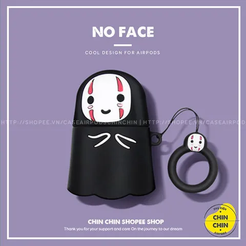Vỏ Bọc AirPods Silicon Dẻo (Vô Diện) - Case Hộp Sạc Tai Nghe AirPods 1 2 PRO Chất Lượng Cao, Phụ Kiện Thời Trang